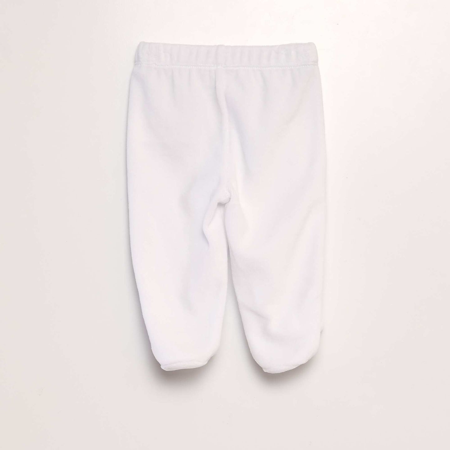 Two-piece velour pyjamas WHITE