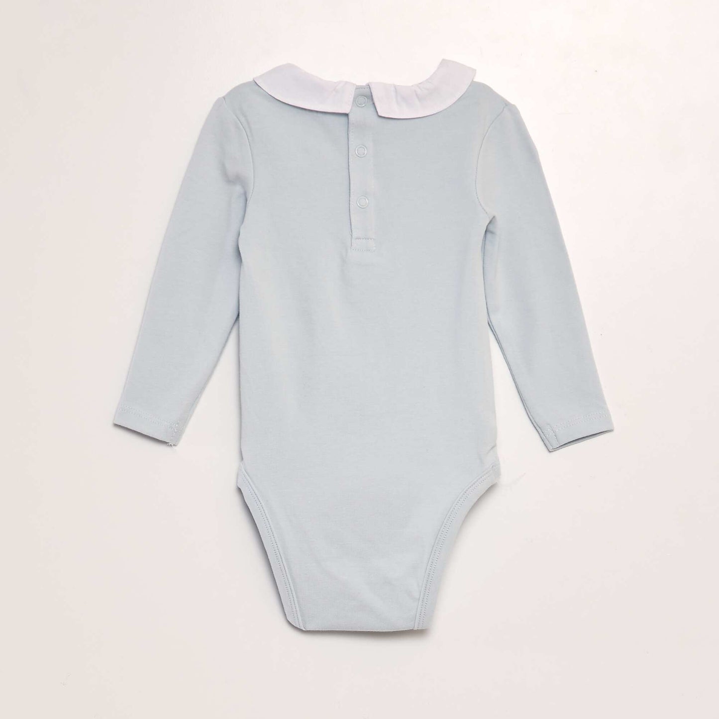 Pack of 2 stretch cotton bodysuits BLUE