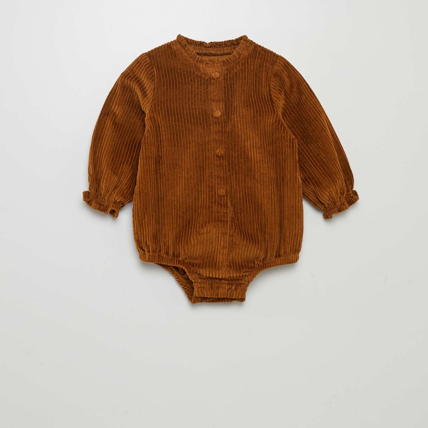 Corduroy romper suit BROWN