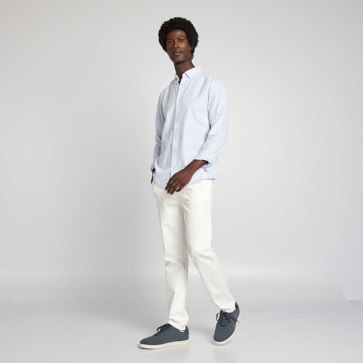 Plain chinos WHITE