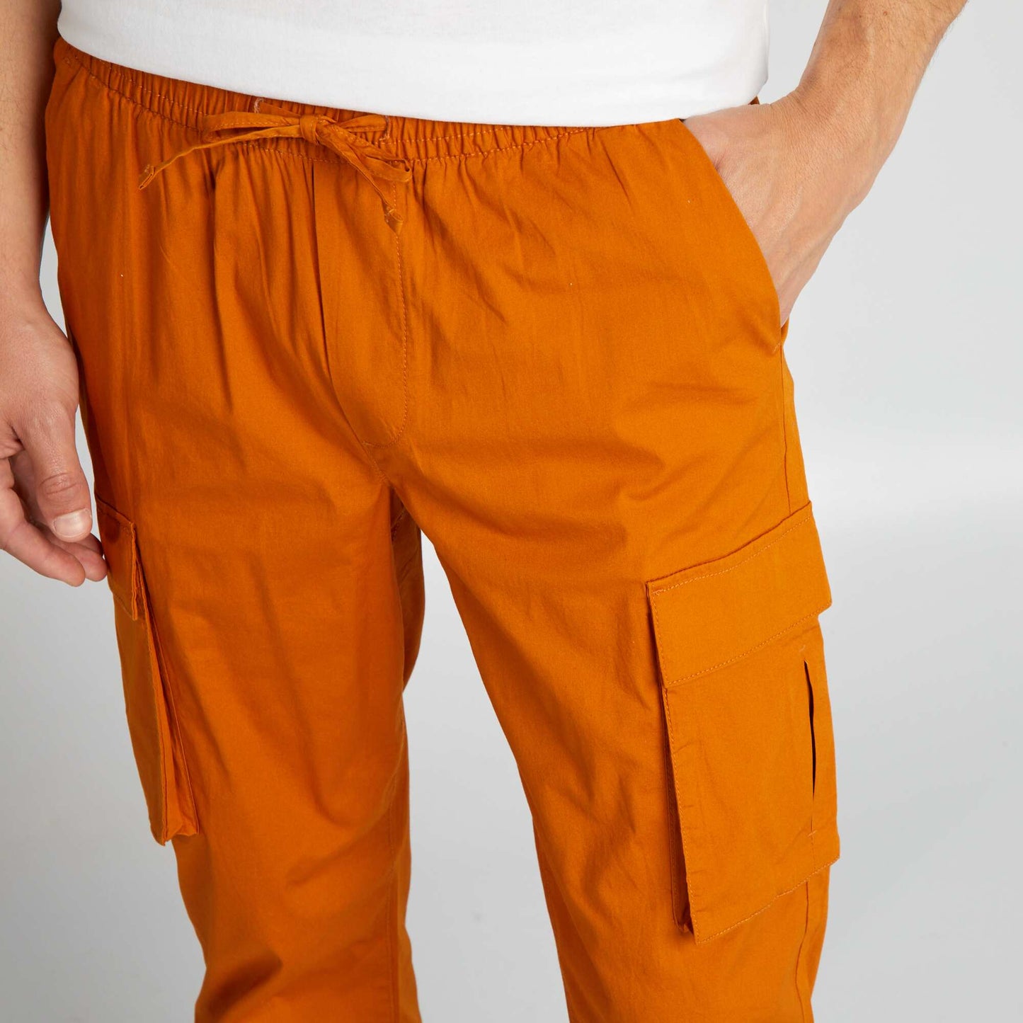 Multi-pocket trousers YELLOW