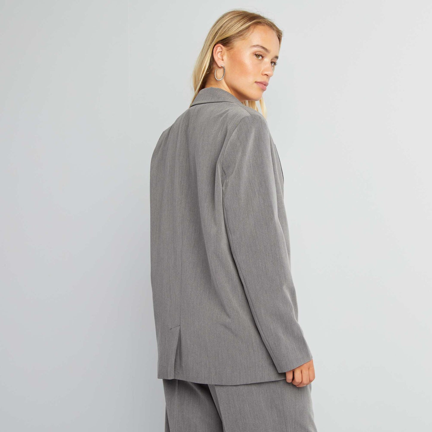 Loose-fit suit jacket GREY