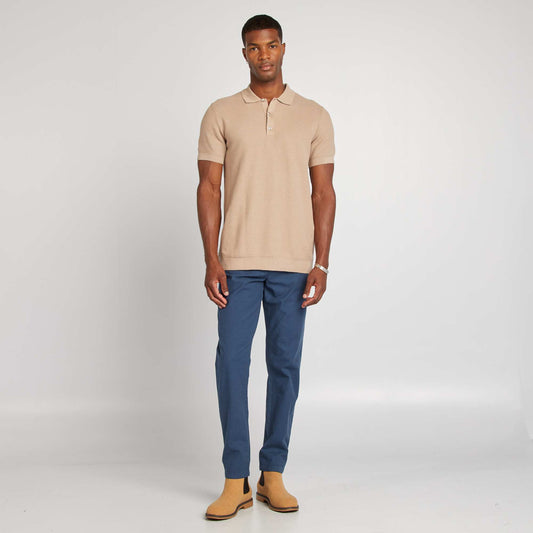 Slim-fit chinos BLUE