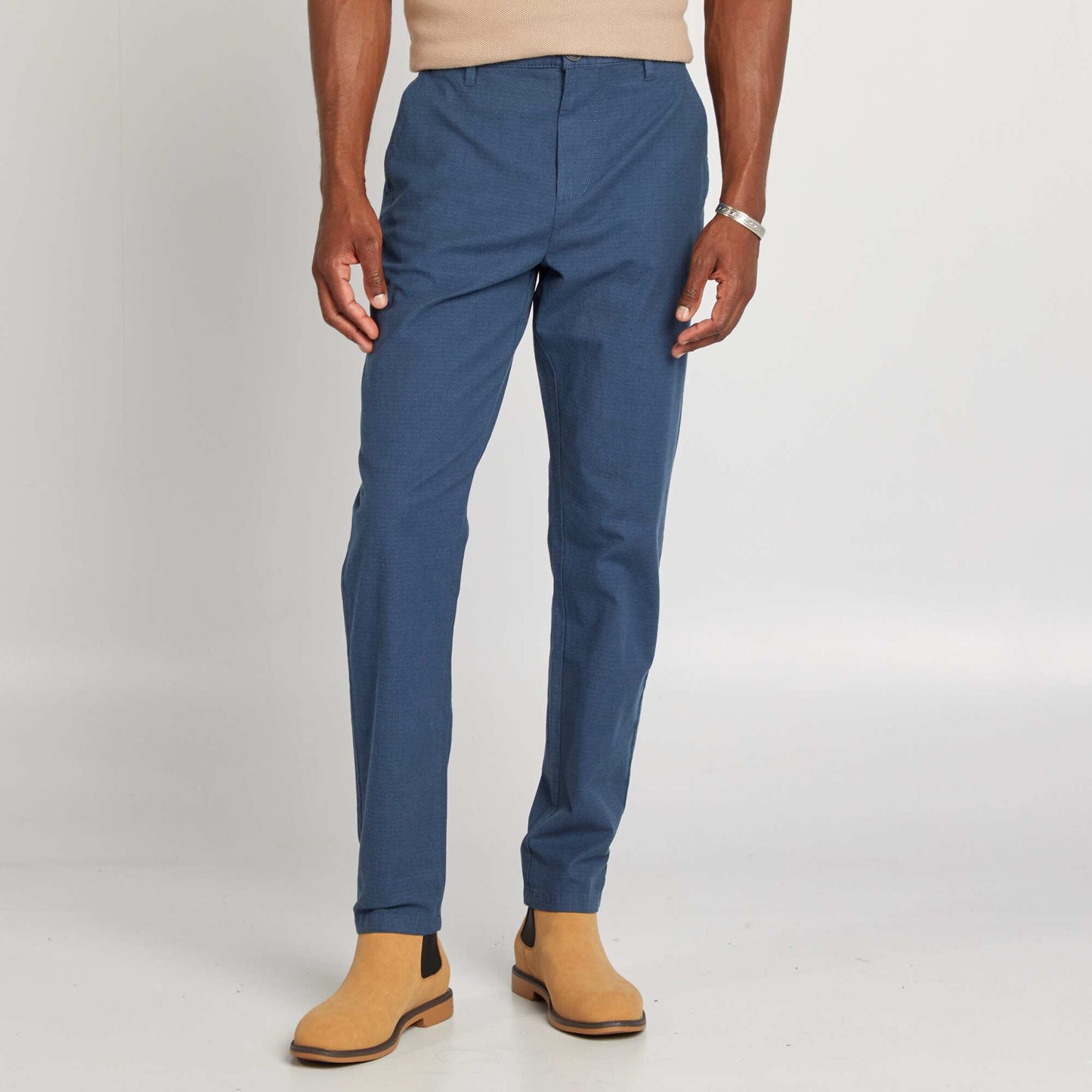 Slim-fit chinos BLUE