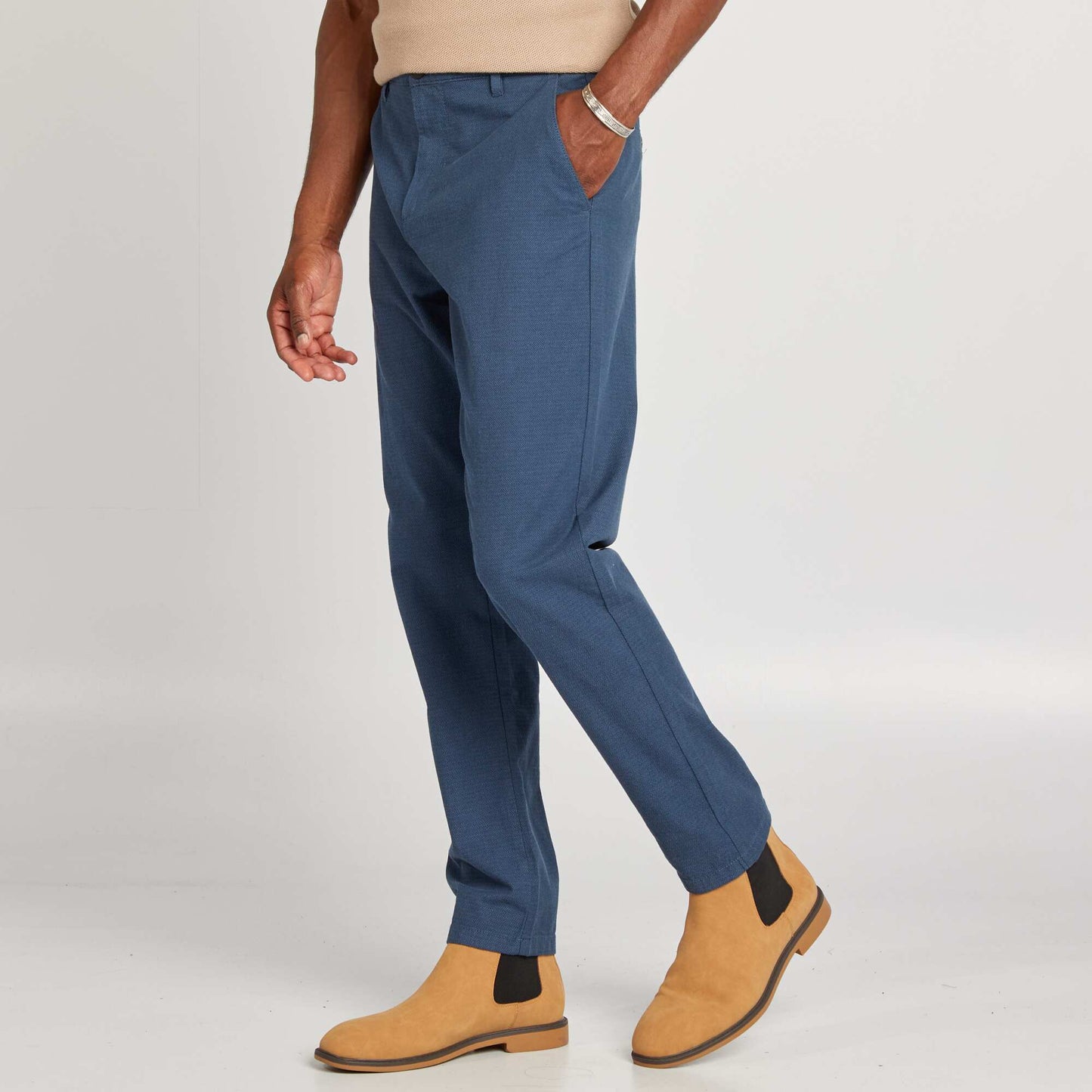 Slim-fit chinos BLUE