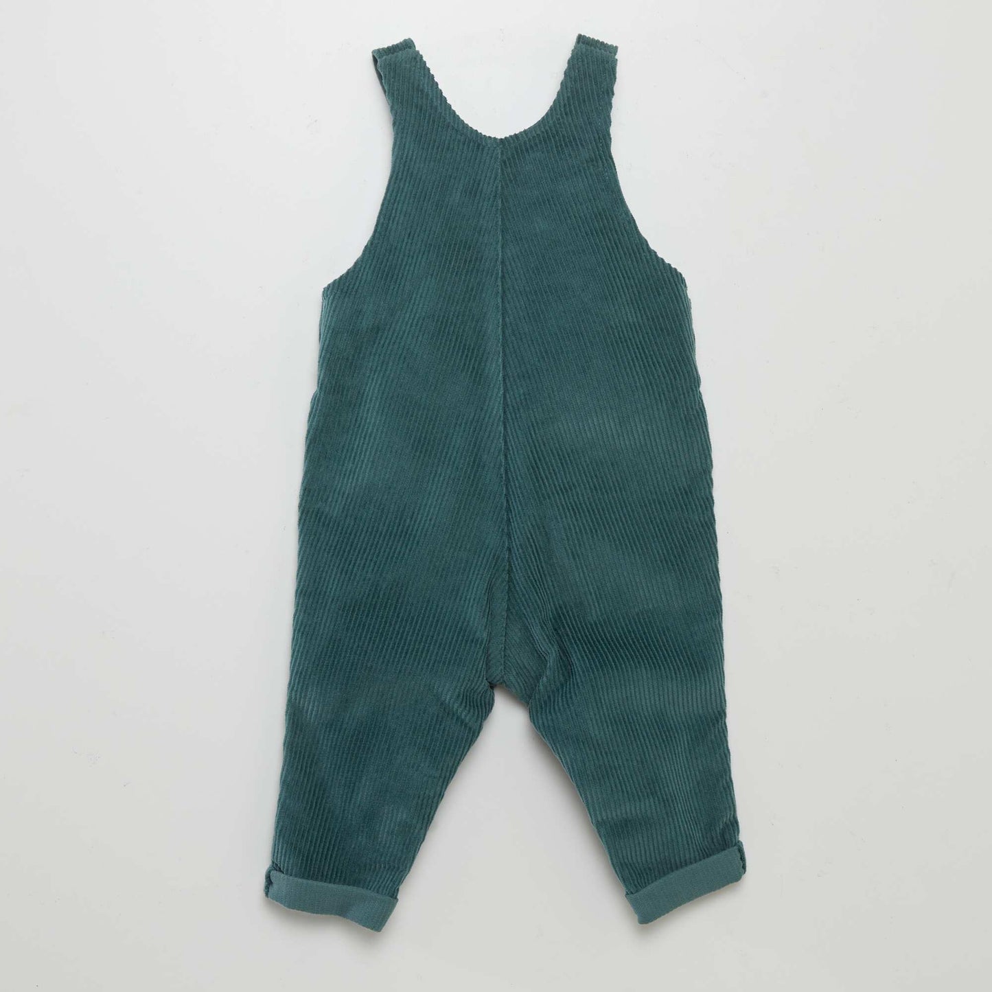 Velour dungarees GREEN