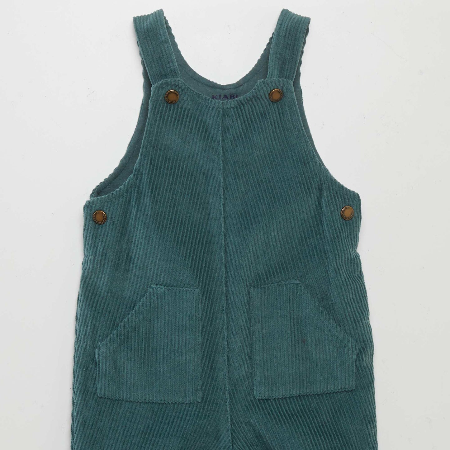 Velour dungarees GREEN