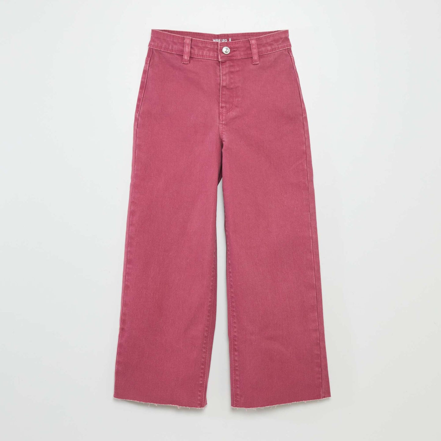 High-rise wide-leg jeans PURPLE