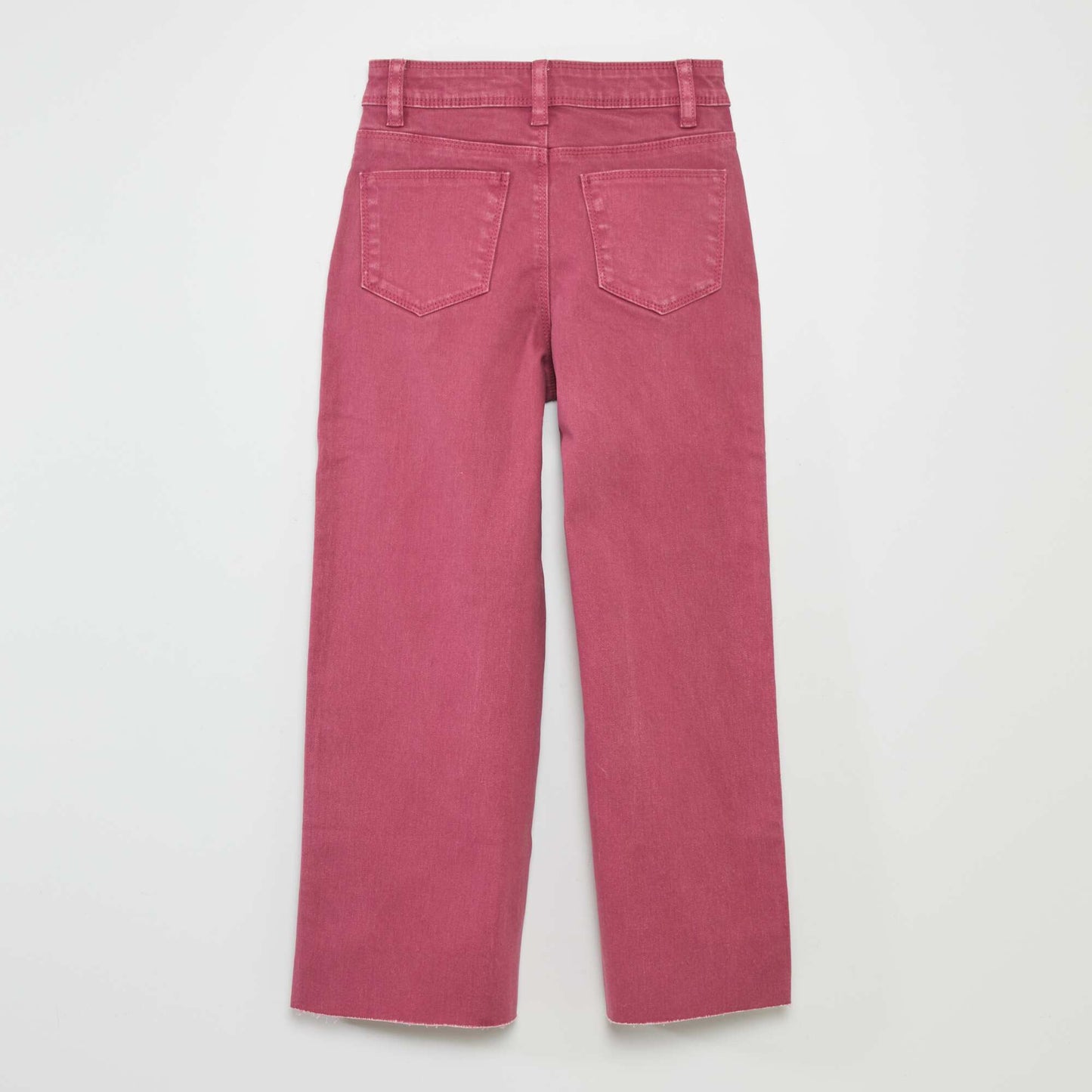 High-rise wide-leg jeans PURPLE