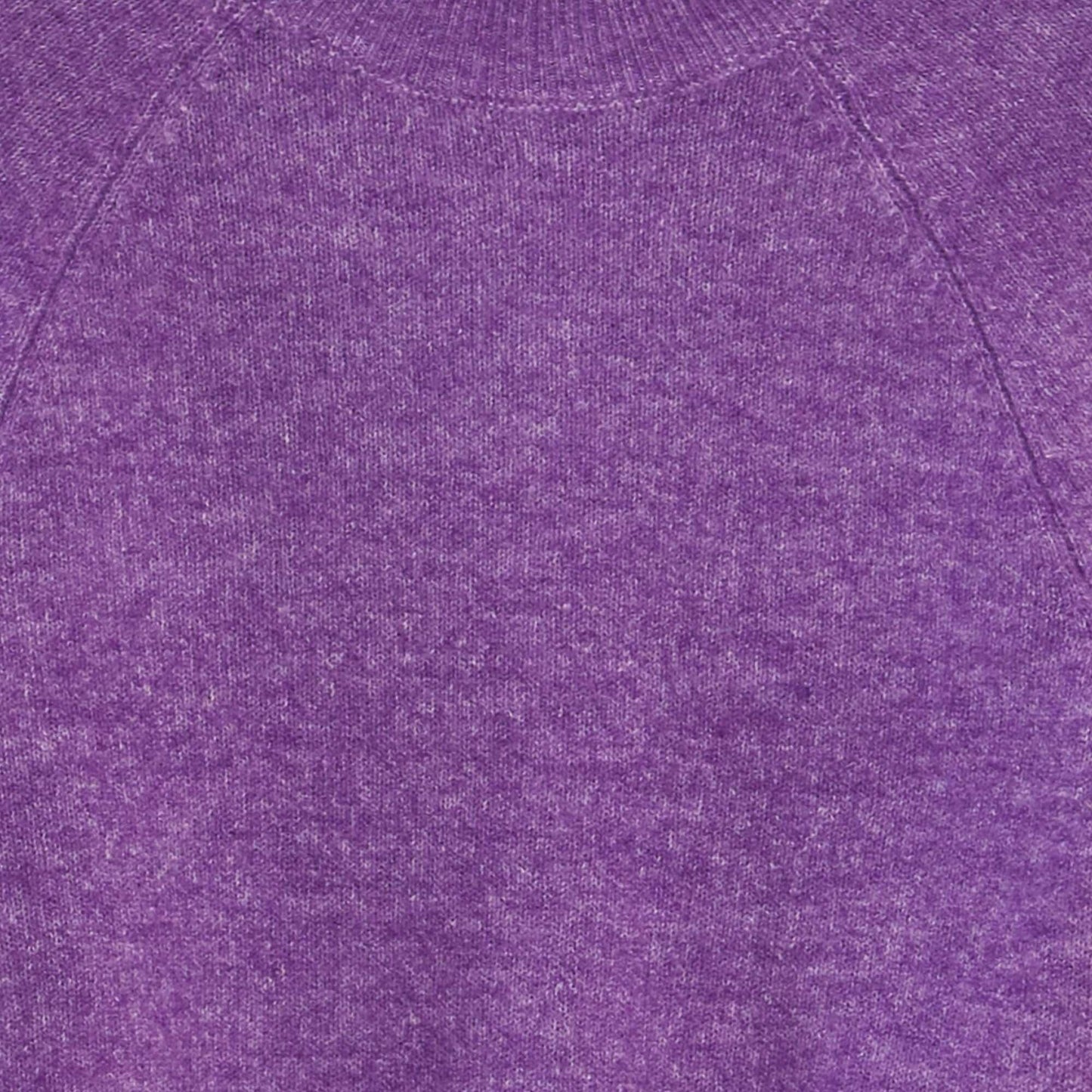 Round-neck knit jumper PURPLE