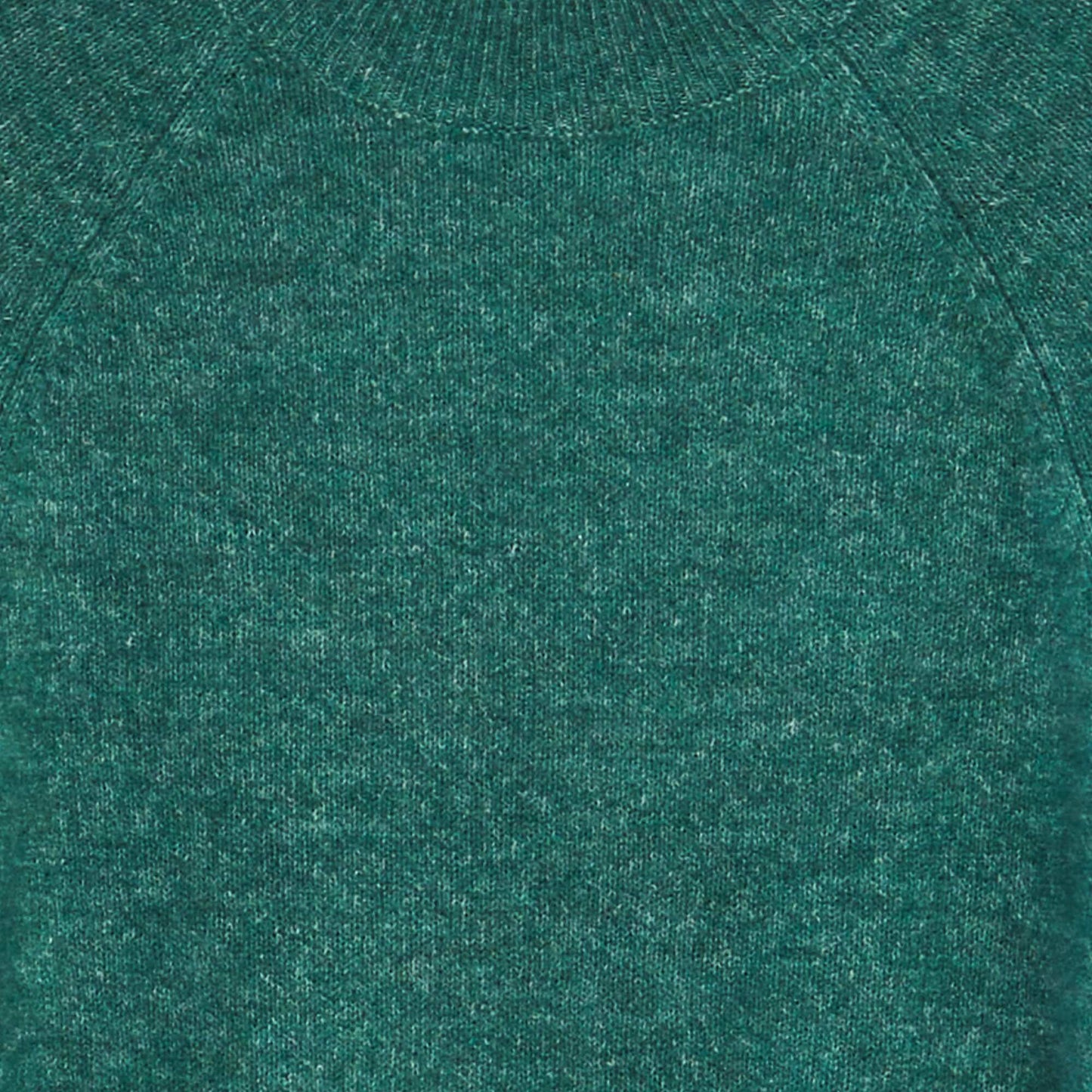 Round-neck knit jumper GREEN