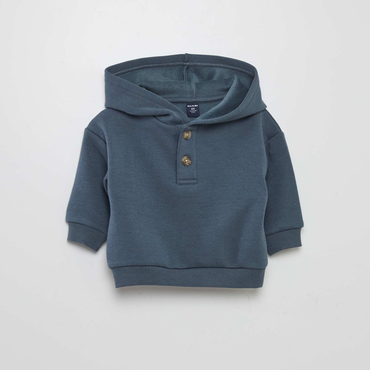 Sweatshirt fabric hoodie blue