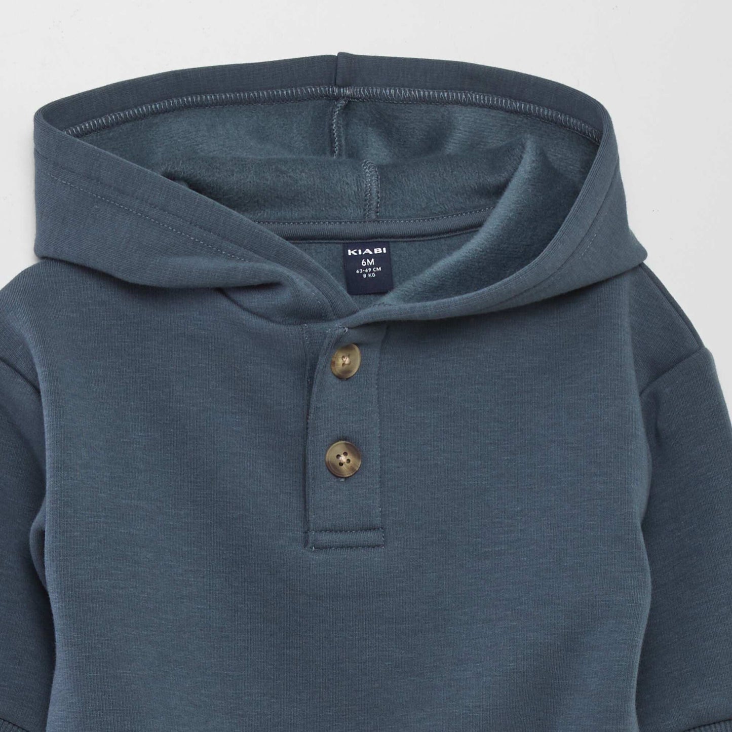 Sweatshirt fabric hoodie blue