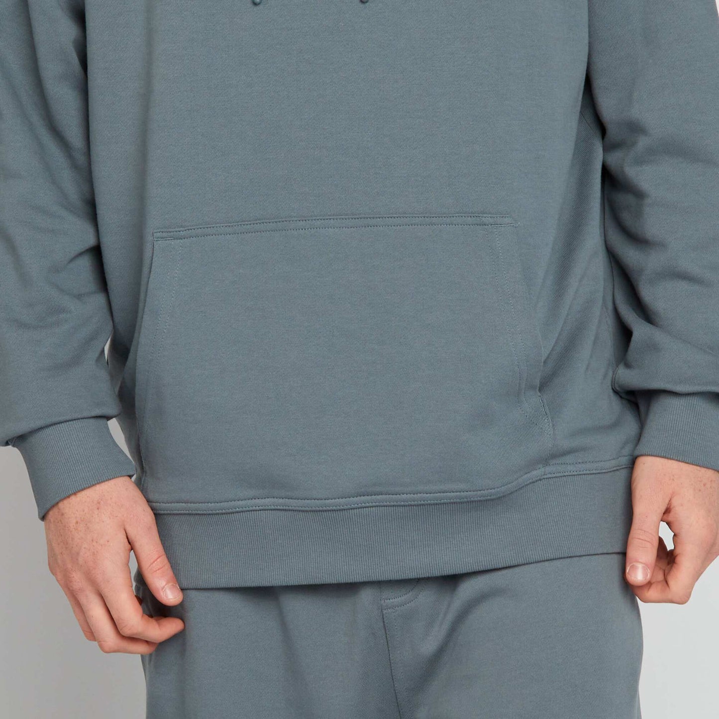 Lightweight sweatshirt fabric hoodie GREY