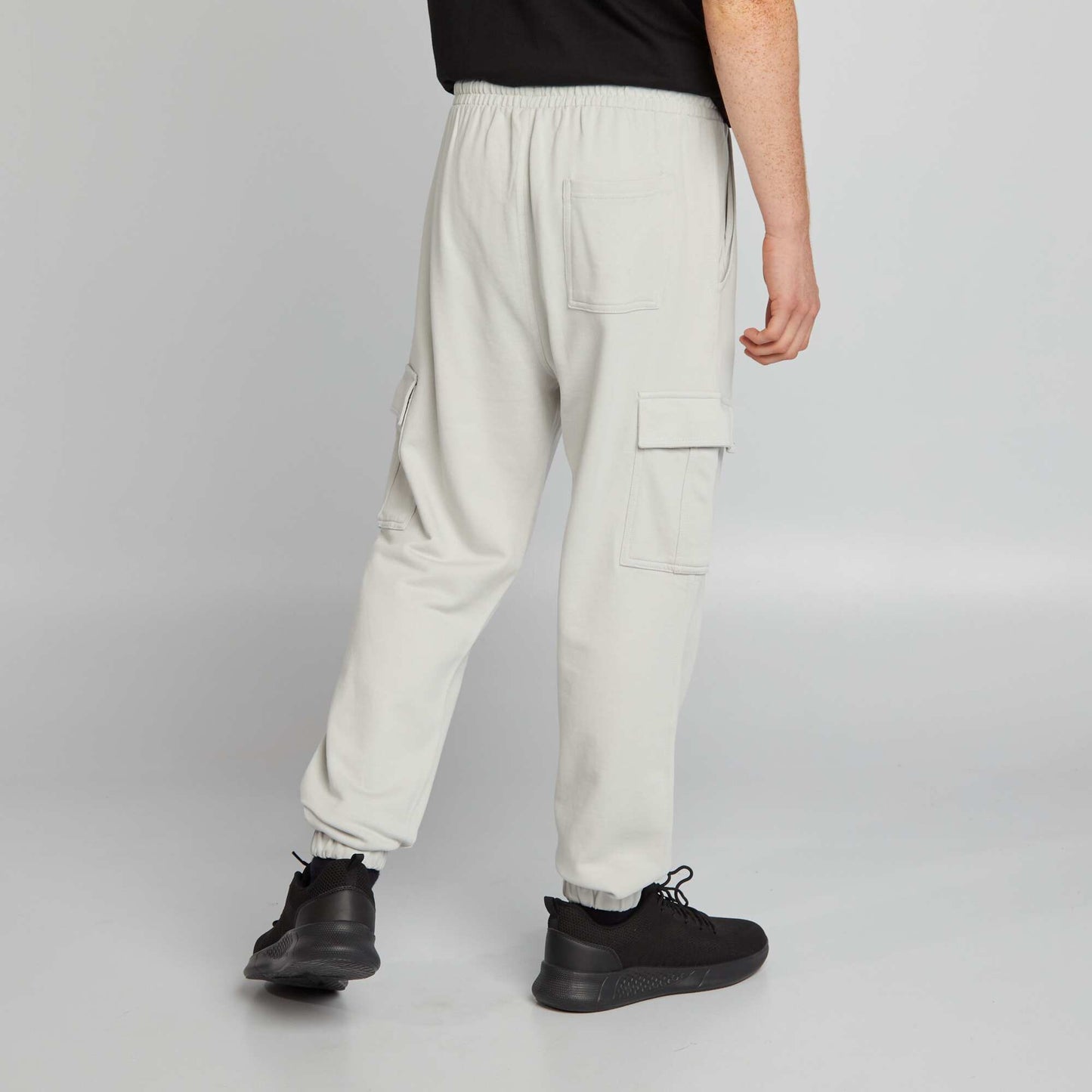 Joggers with side pockets GREY