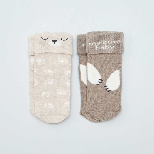 Pack of 2 pairs of socks GREY