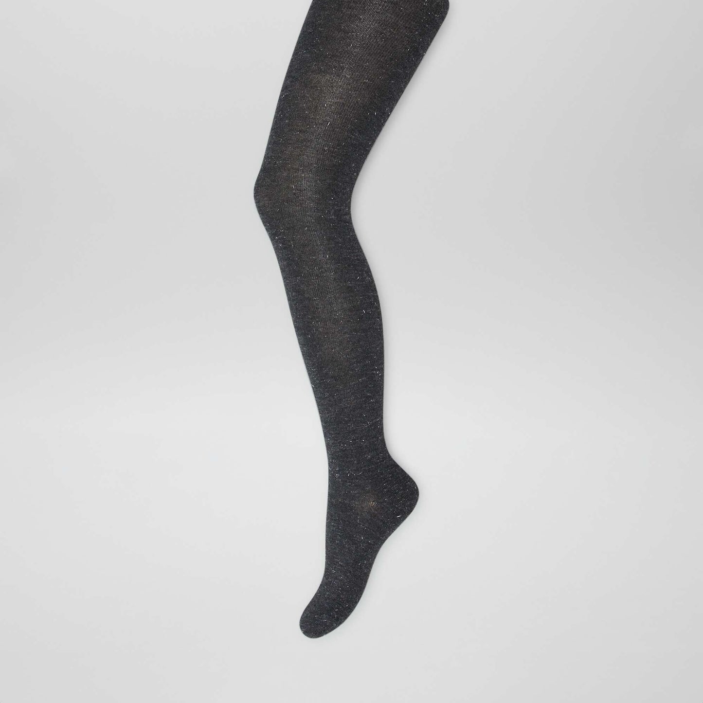 Pack of 2 pairs of warm tights GREY