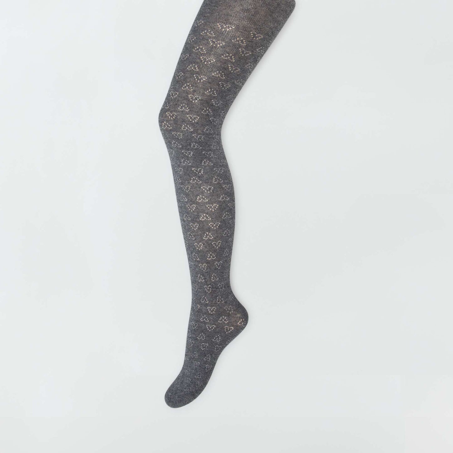 Warm knit tights - Pack of 2 GREY