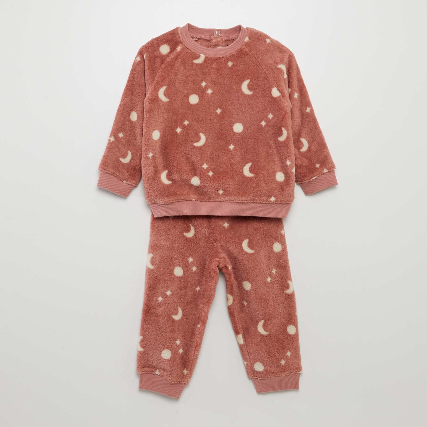 Fleece pyjama set - 2-piece set PINK