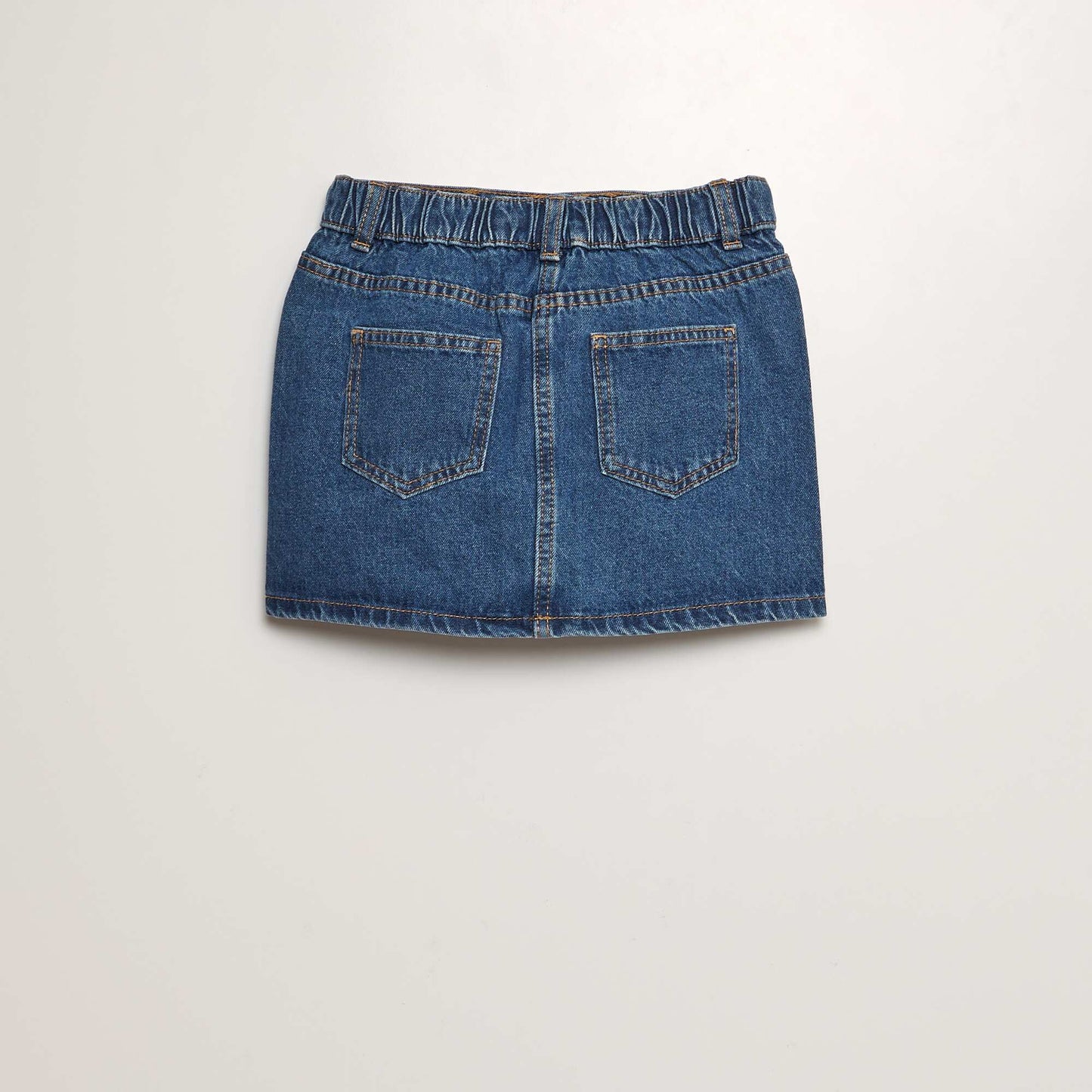 Short denim skirt BLUE