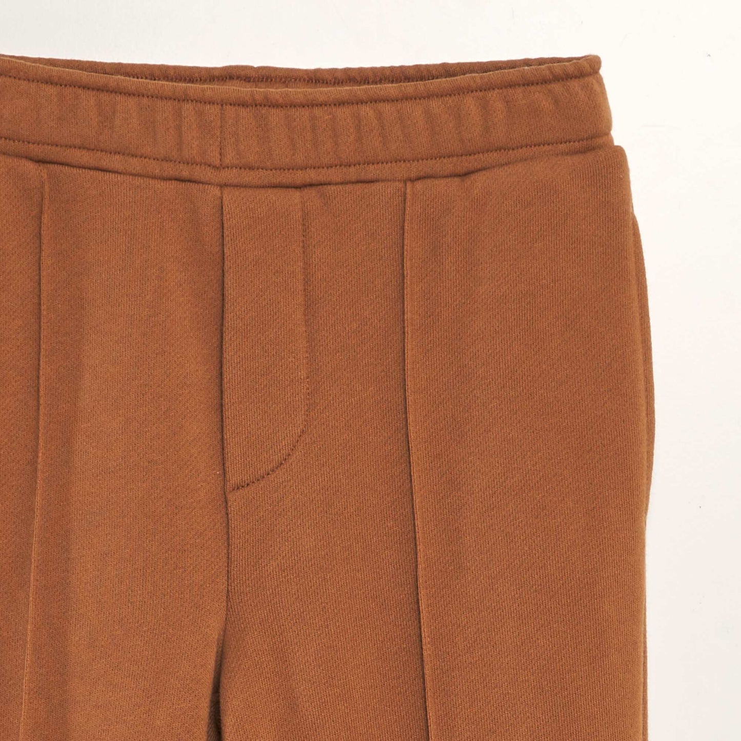 French terry joggers BROWN