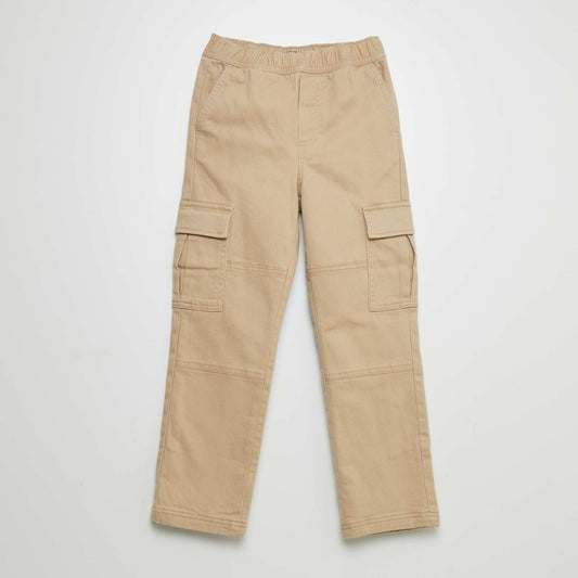 Multi-pocket trousers BEIGE