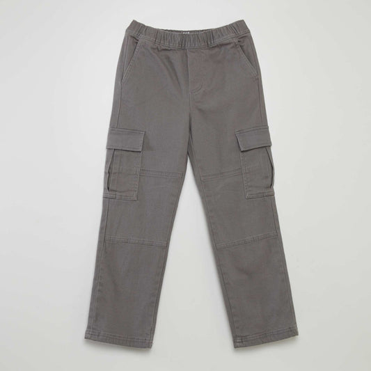 Multi-pocket trousers GREY