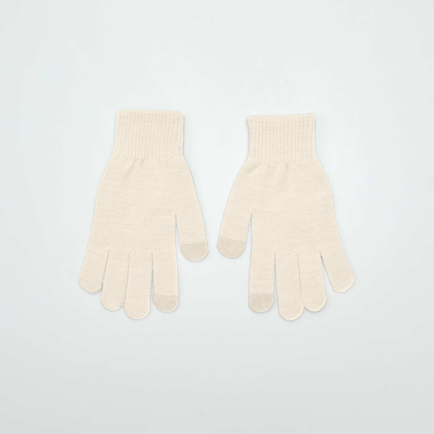 Pack of 2 pairs of gloves BEIGE