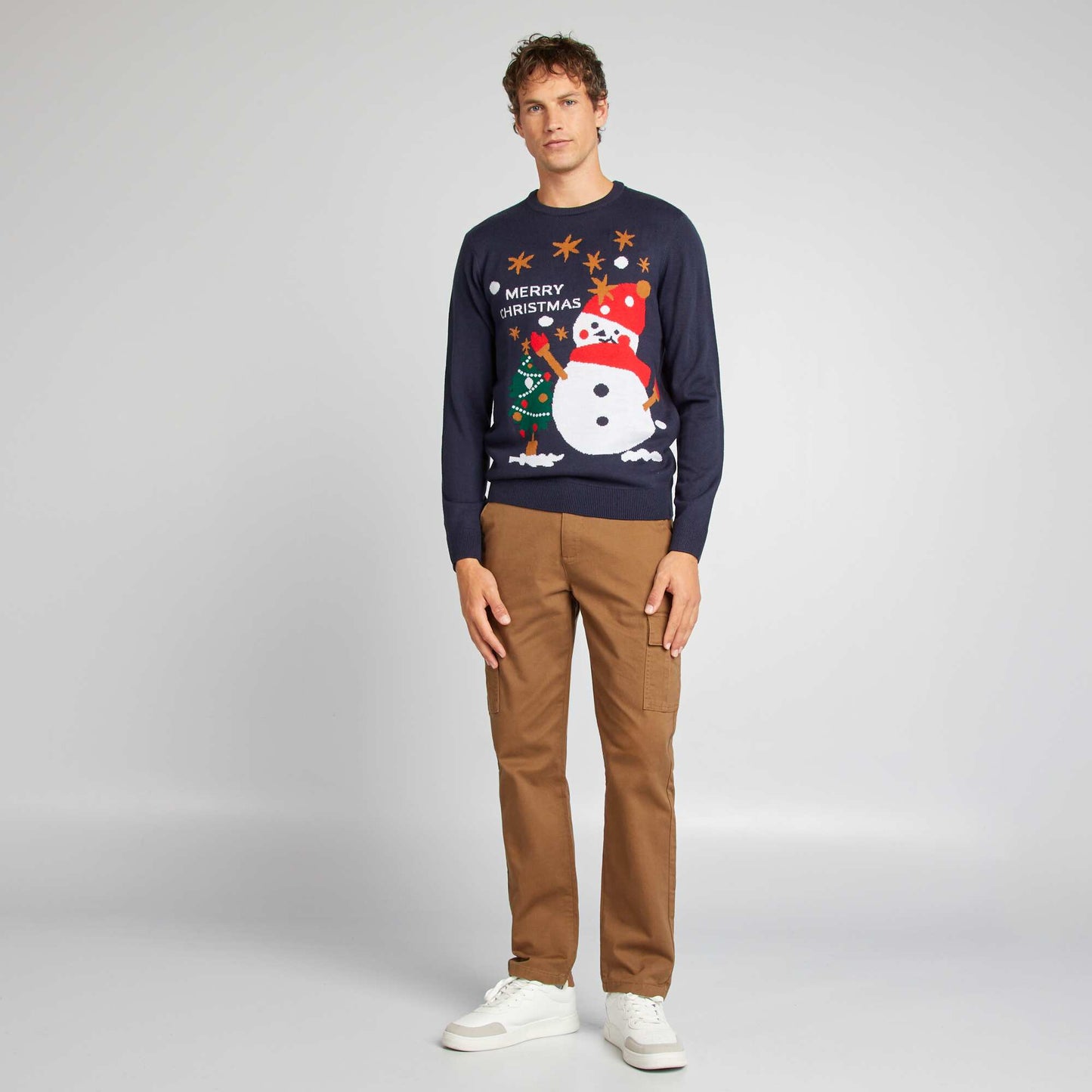 Fun Christmas jumper BLUE