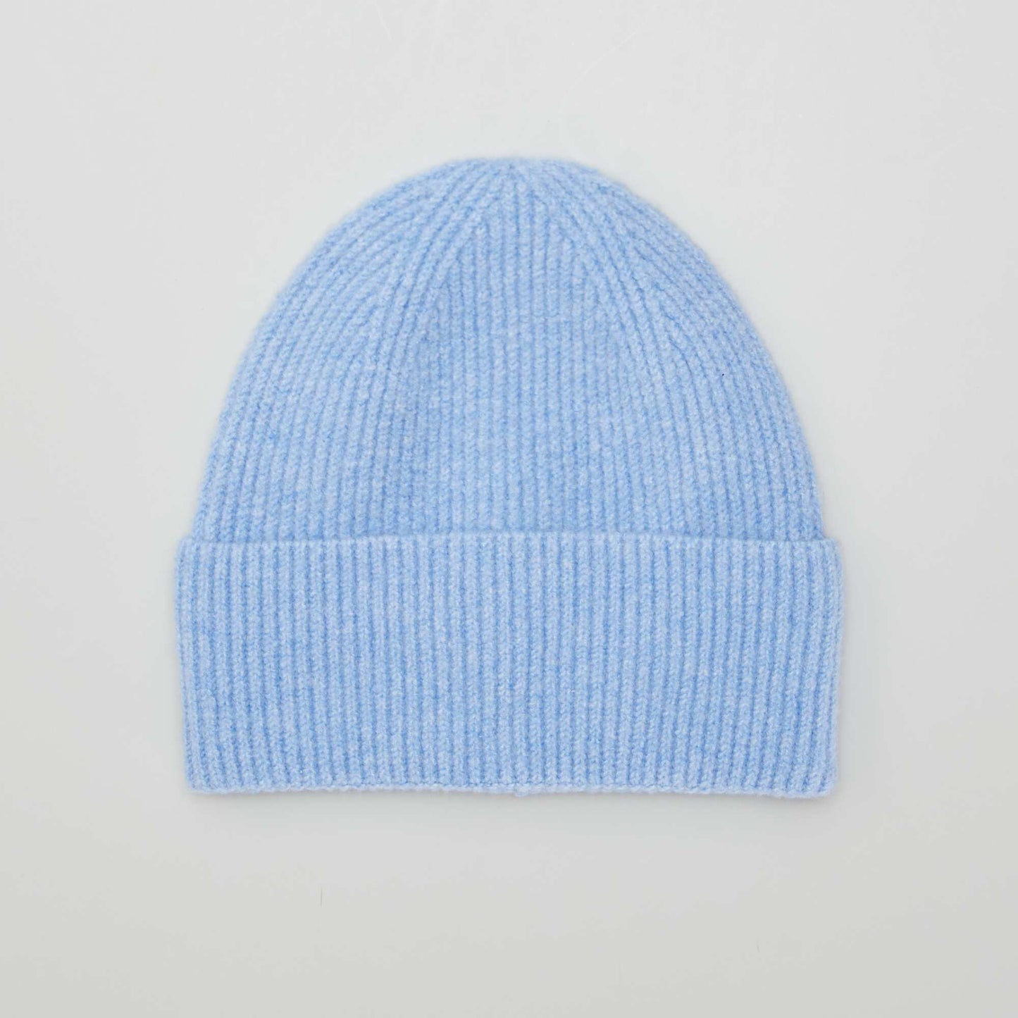 Cuffed knit beanie BLUE