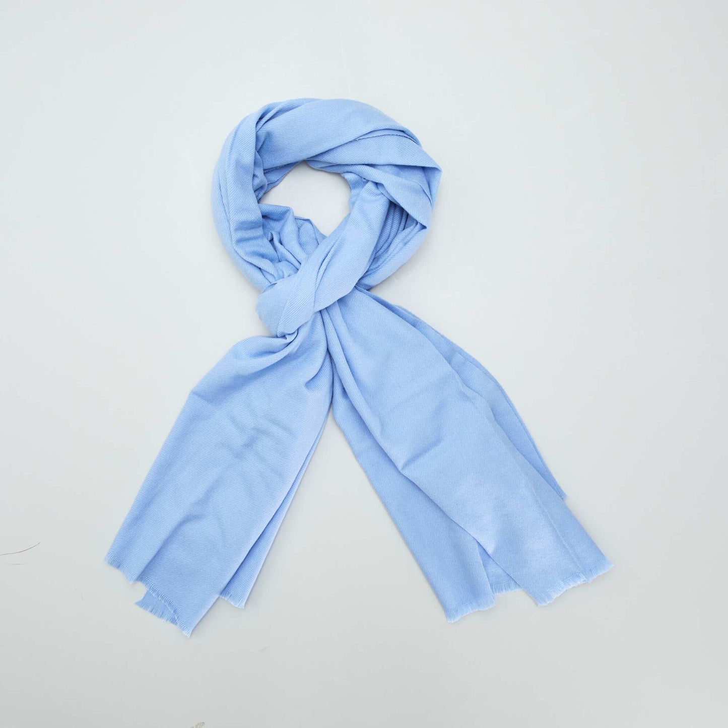 Plain scarf BLUE