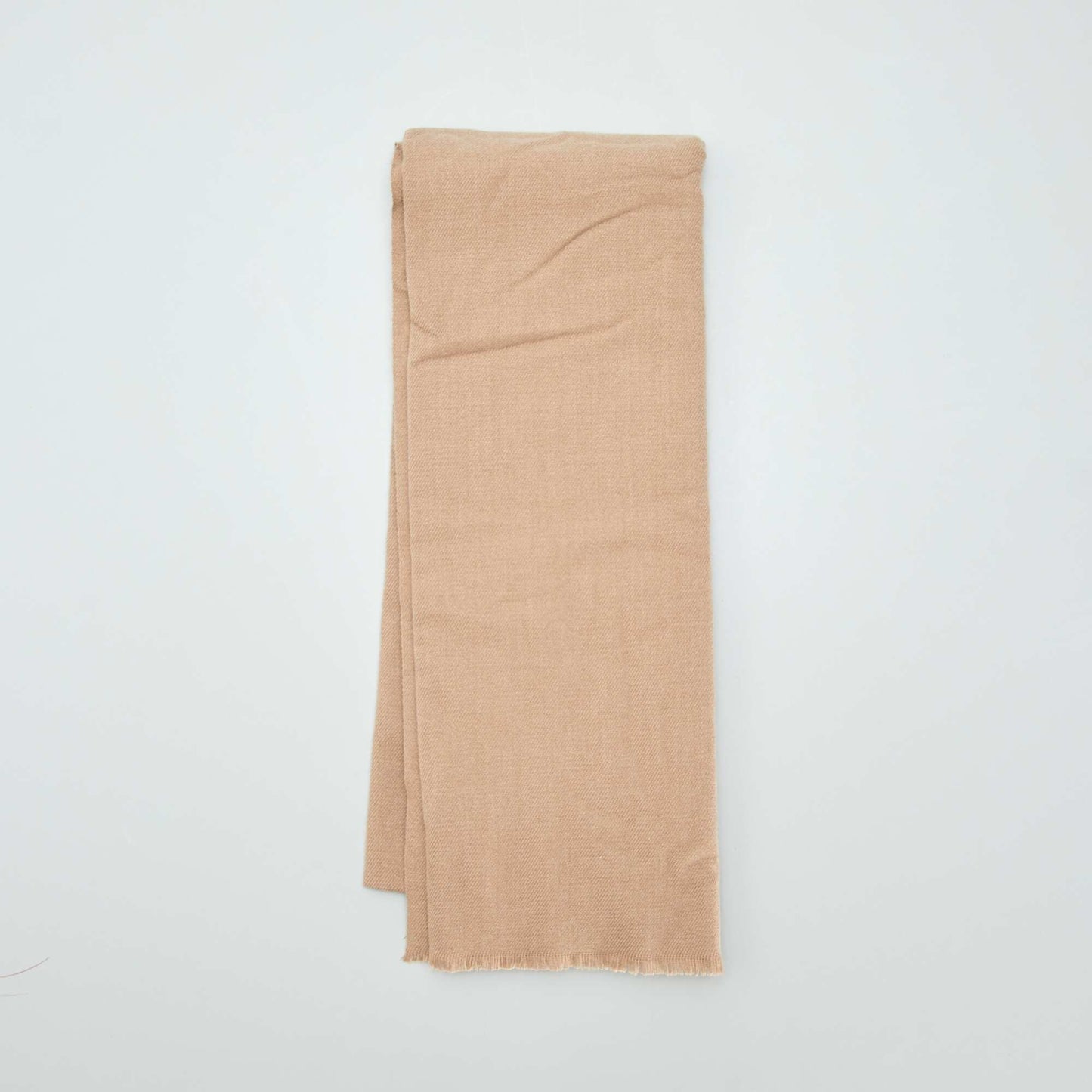 Plain scarf BROWN