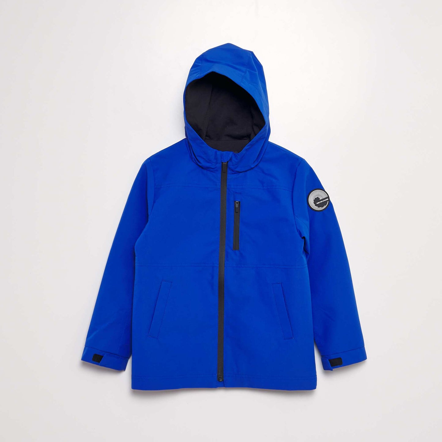 Lightweight hooded parka BLUE