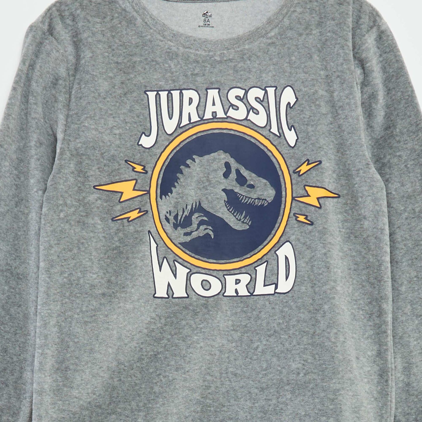 Jurassic World velour pyjamas - 2-piece set GREY