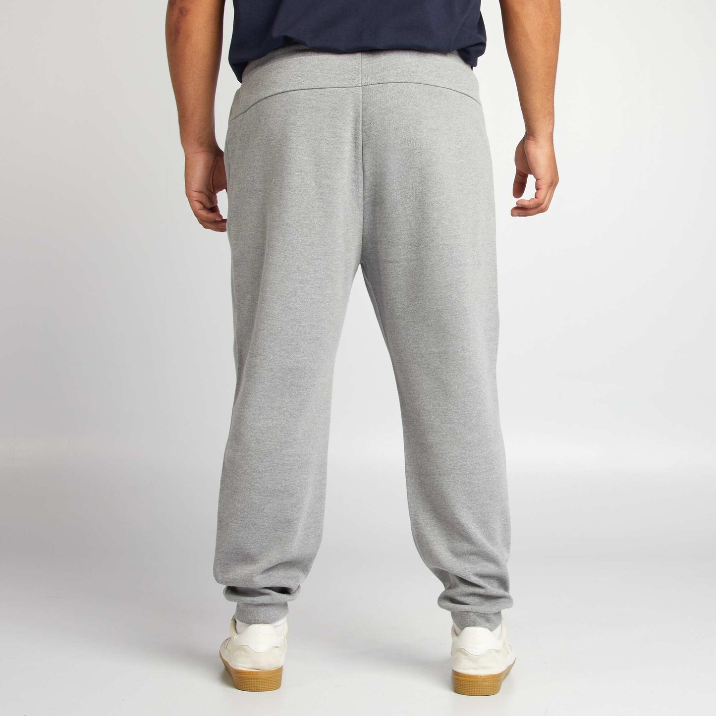 Piqué sweatshirt fabric joggers GREY