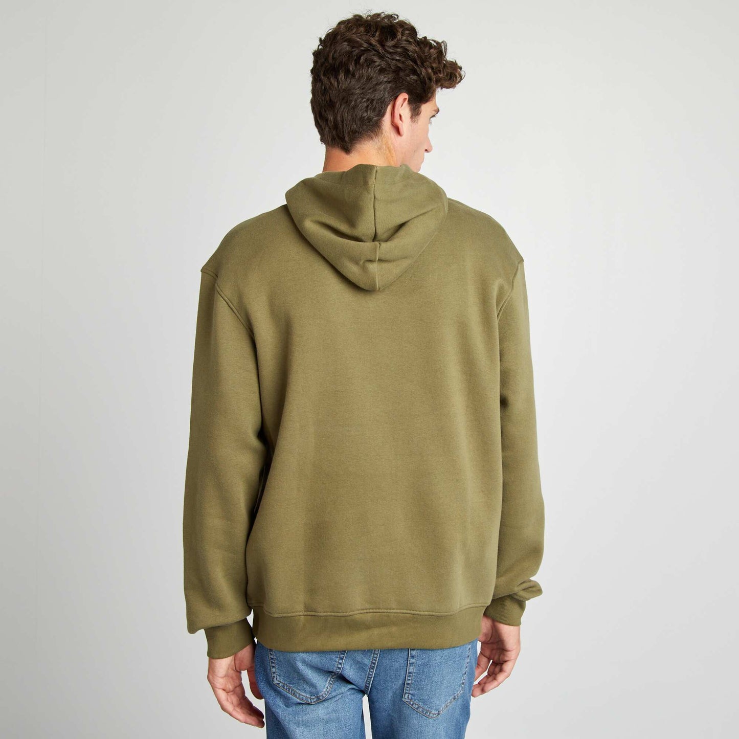 Plain hoodie KHAKI