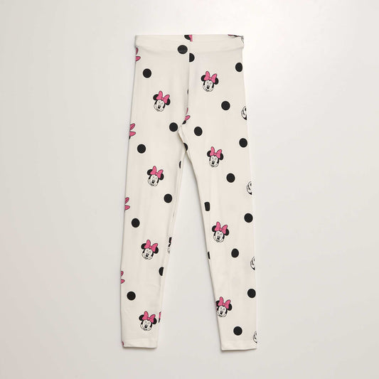 Disney Minnie Mouse long jersey leggings BEIGE