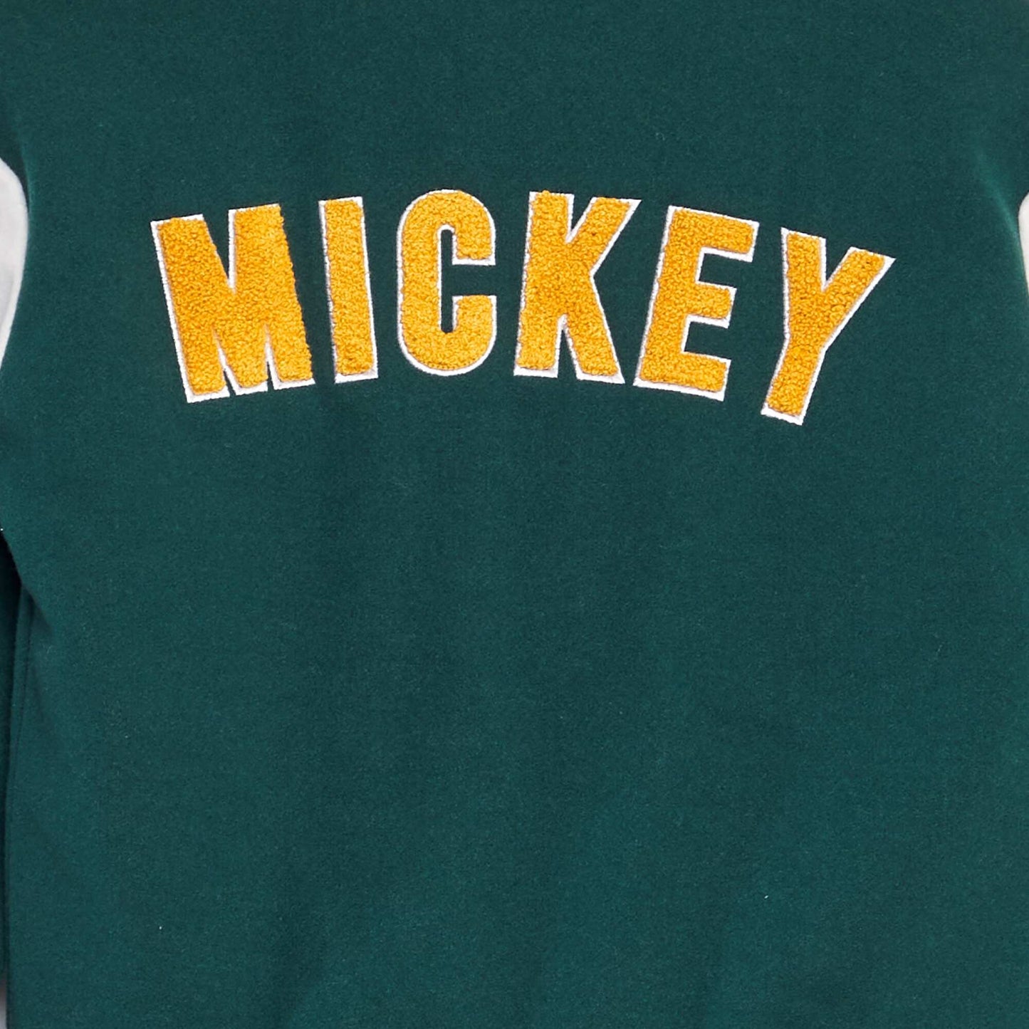 'Disney' 'Mickey' varsity-style jacket GREEN