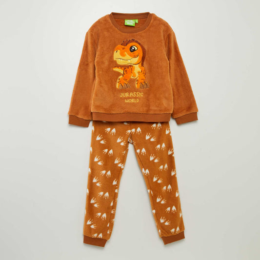 Jurassic World pyjamas - 2-piece set BROWN