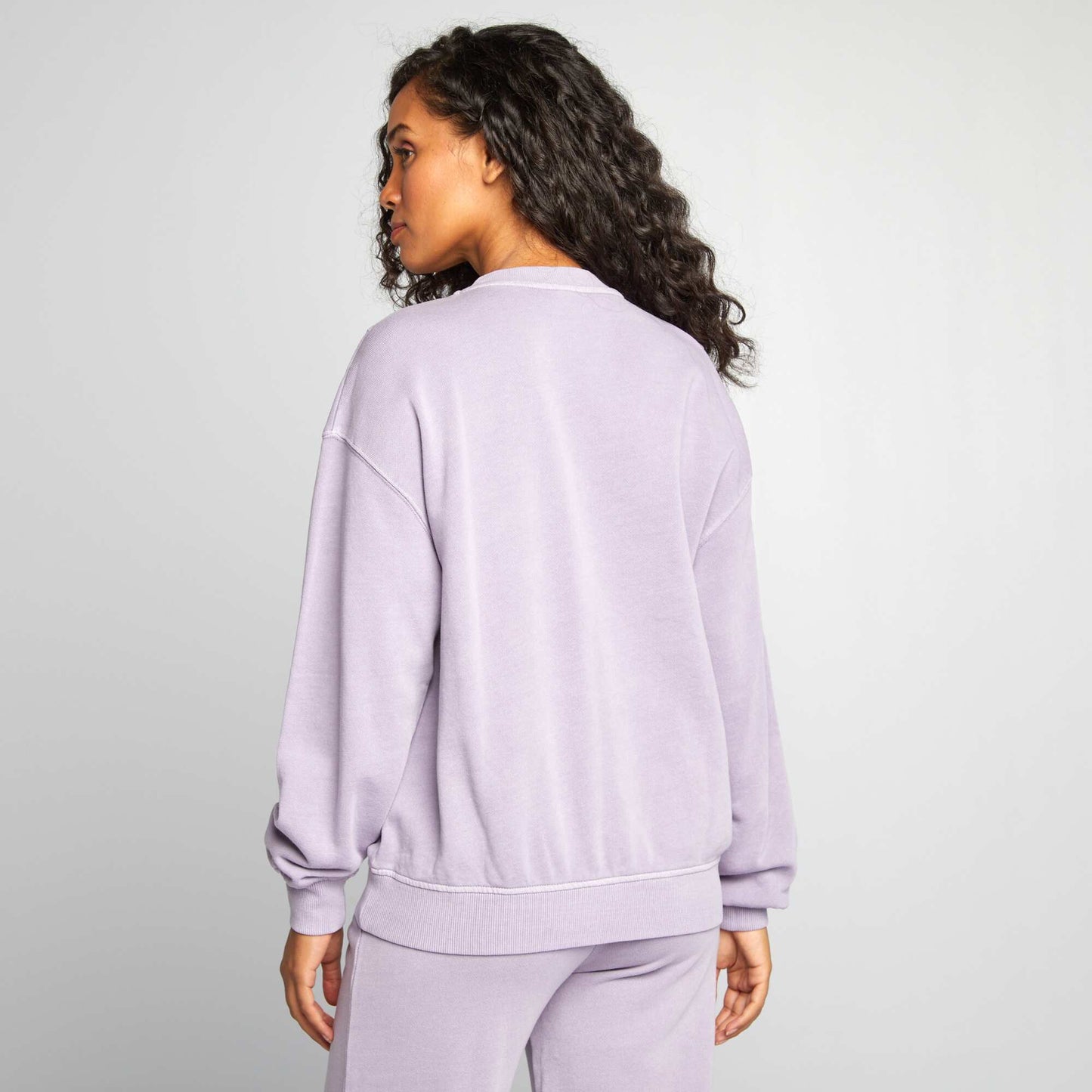 Plain sweatshirt PURPLE