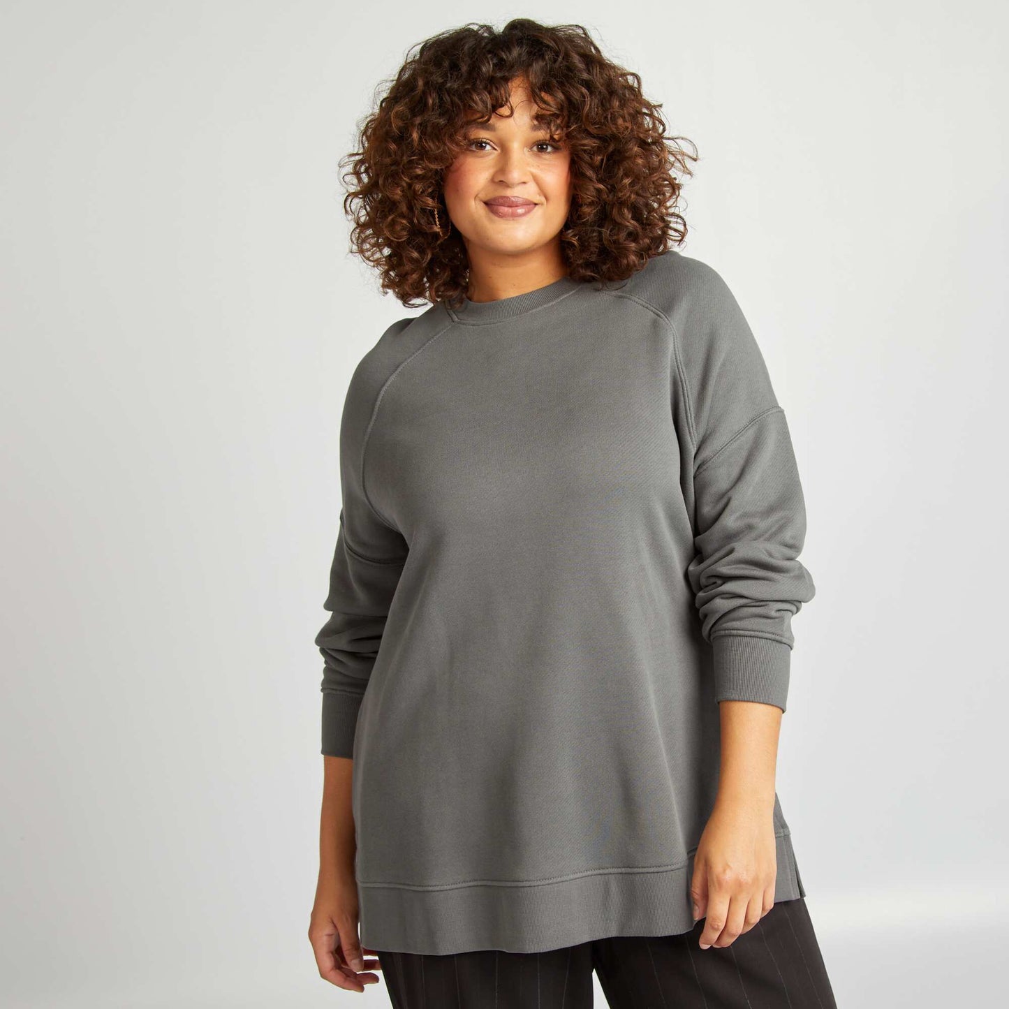 Sweatshirt fabric sweater GREY