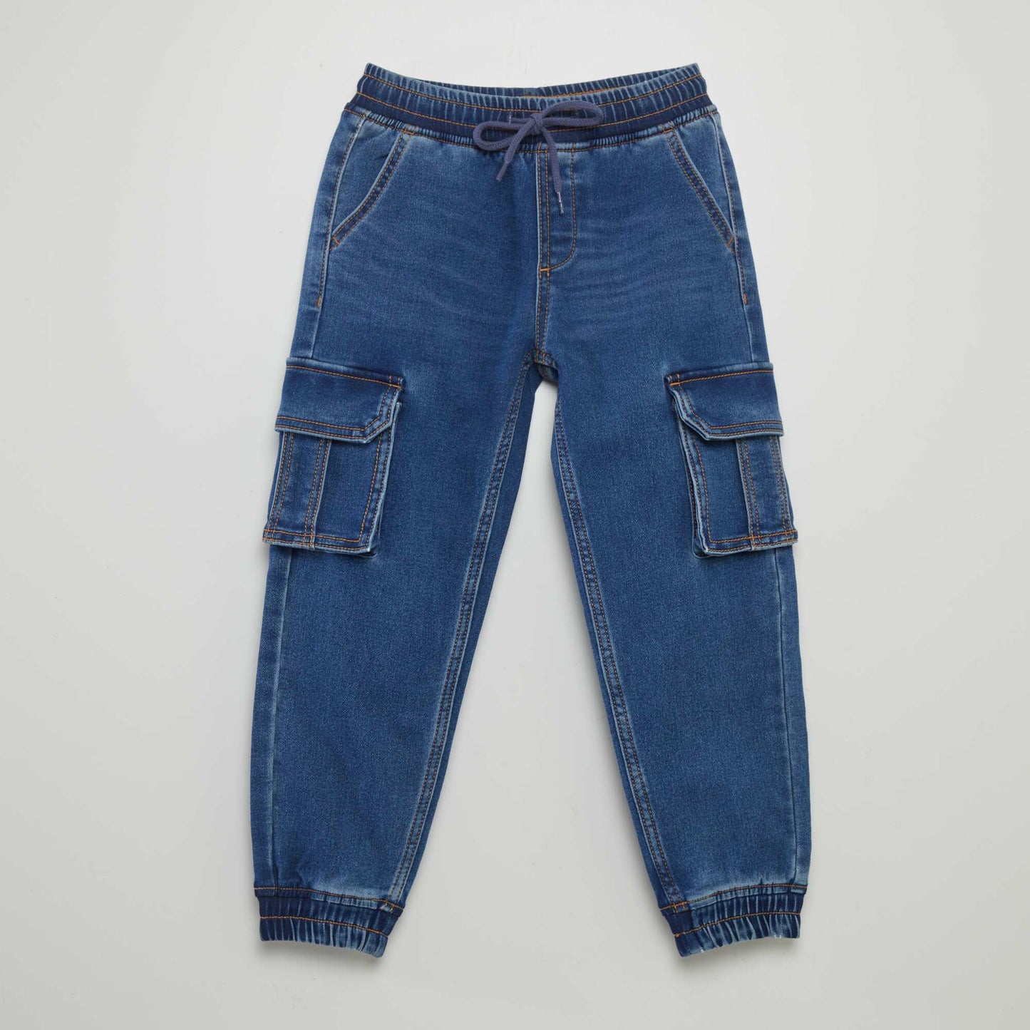 Multi-pocket trousers BLUE