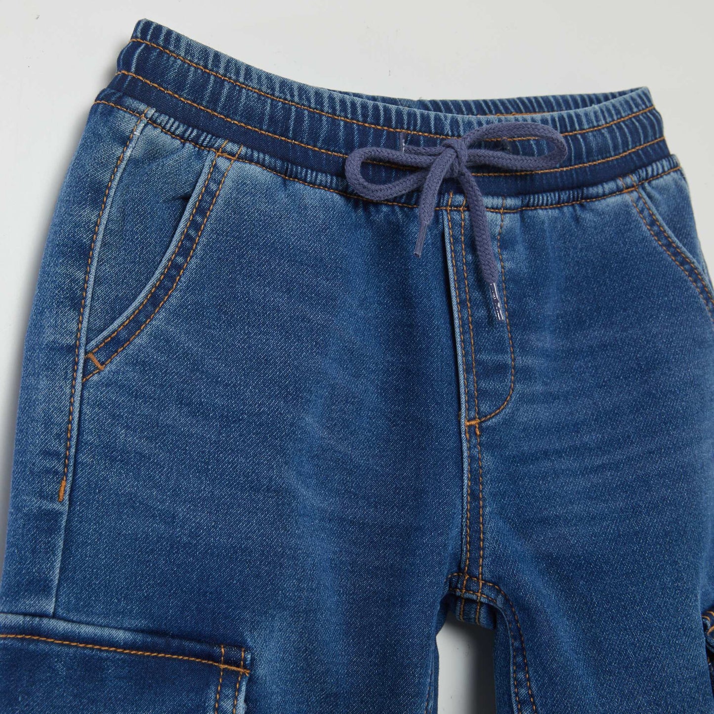 Multi-pocket trousers BLUE