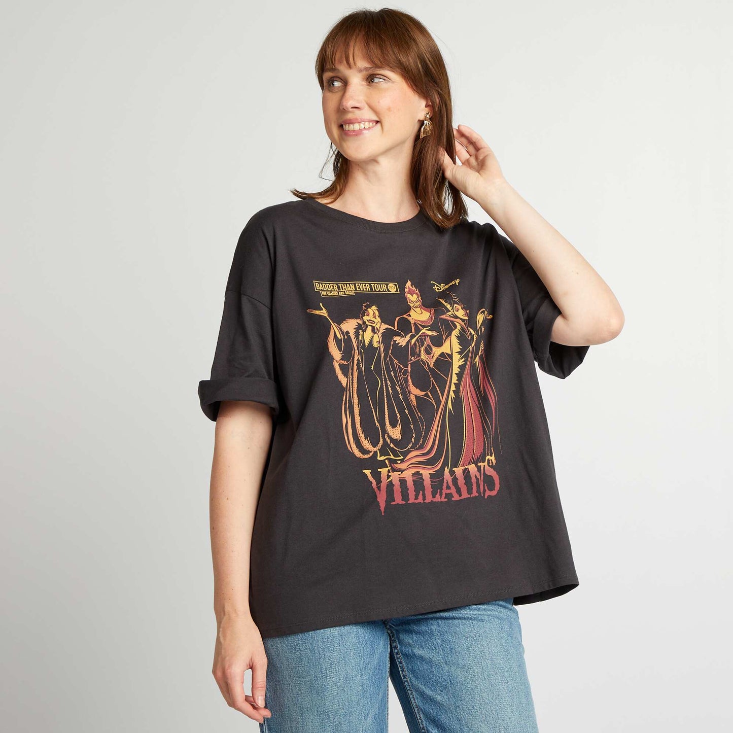 Disney Villains short-sleeved T-shirt BLACK