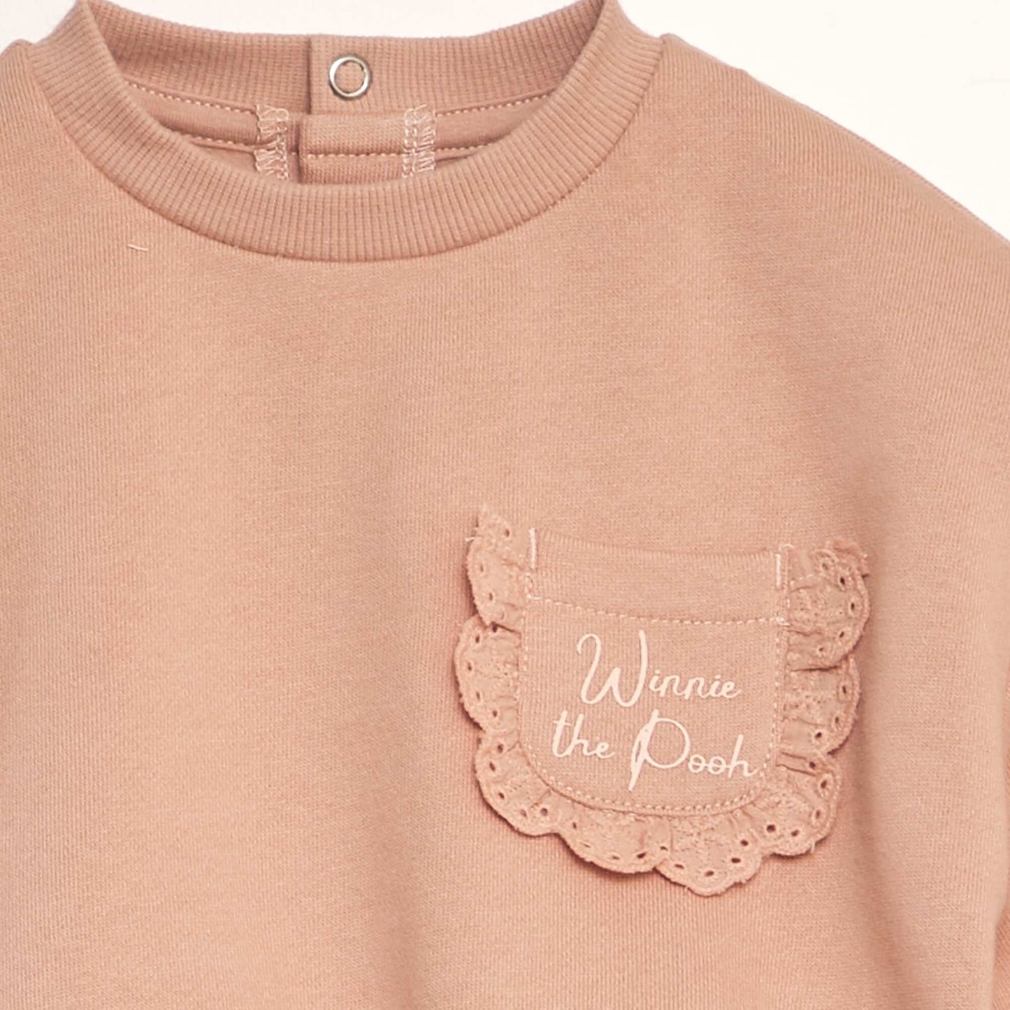 'Winnie' bib + trousers + sweater set - 3-piece set PINK