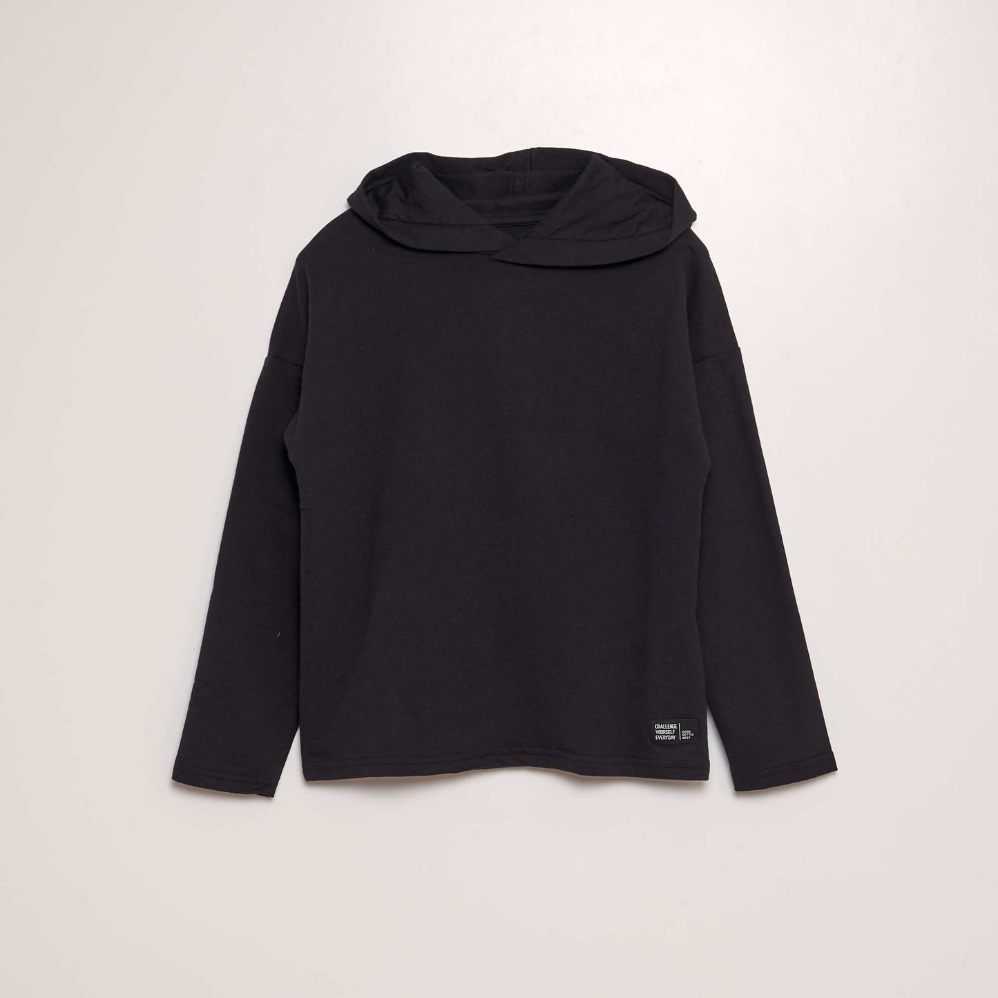 Hooded T-shirt BLACK