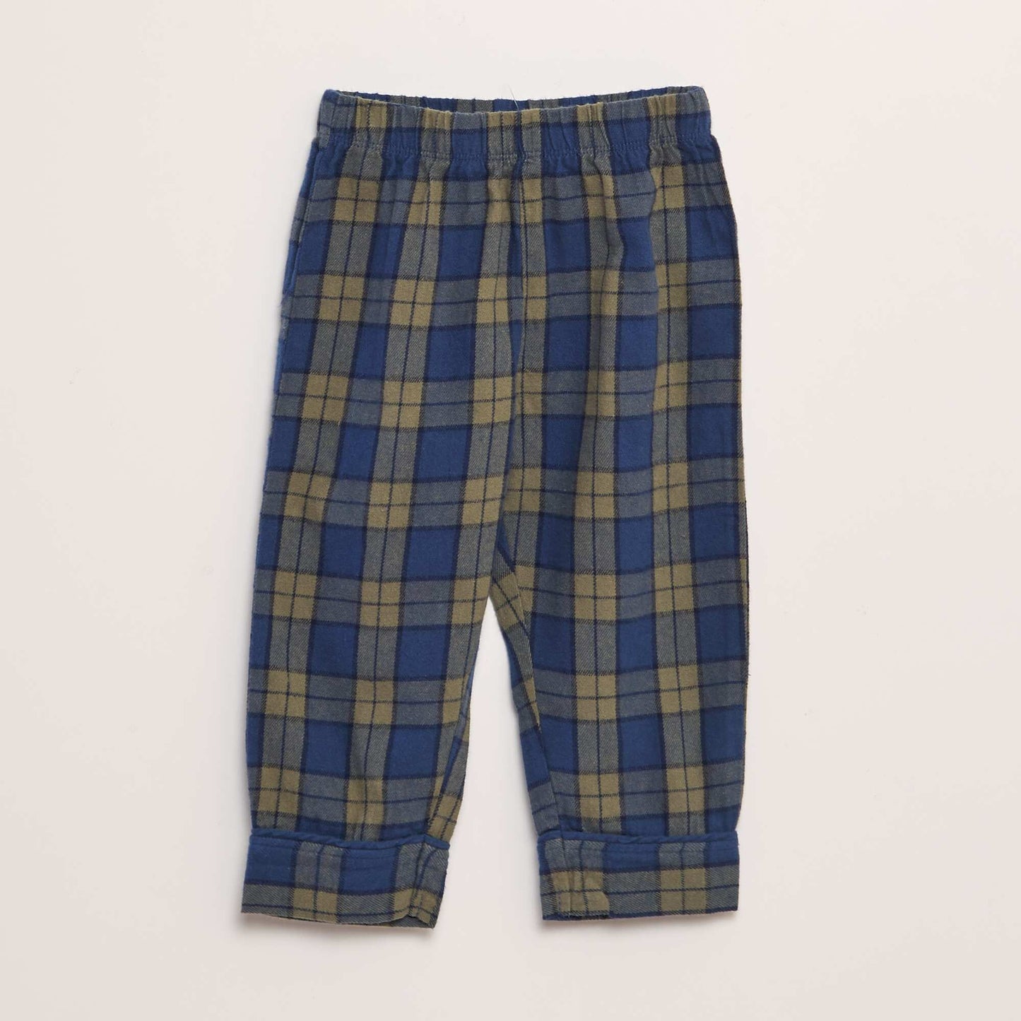 Long flannel pyjama set - 2-piece set BLUE