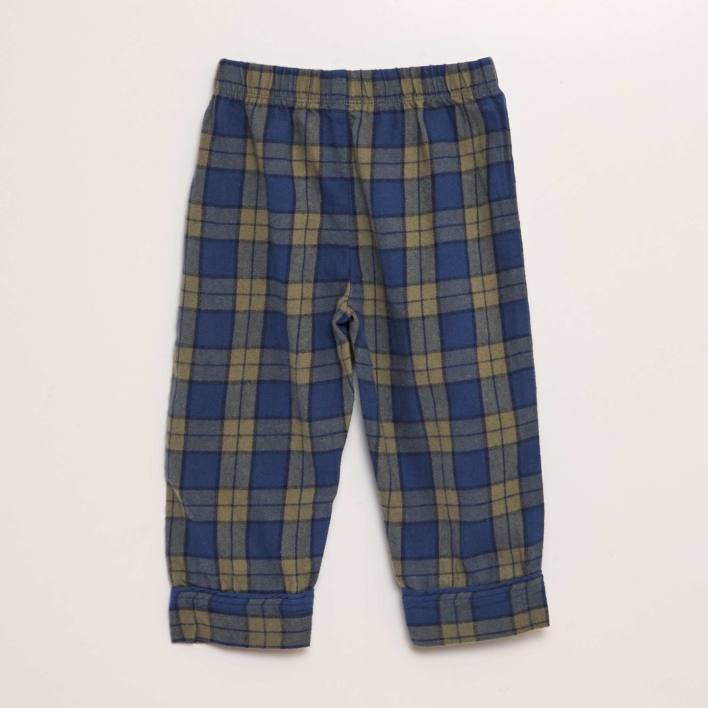 Long flannel pyjama set - 2-piece set BLUE