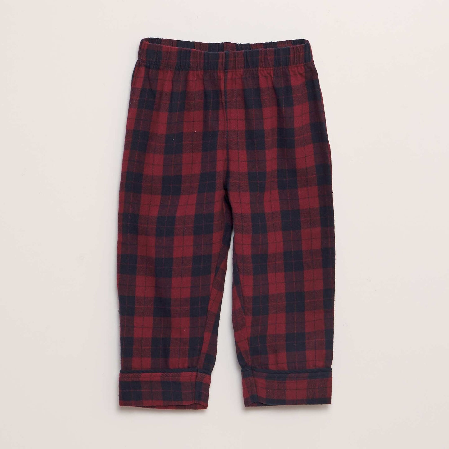 Long flannel pyjama set - 2-piece set RED