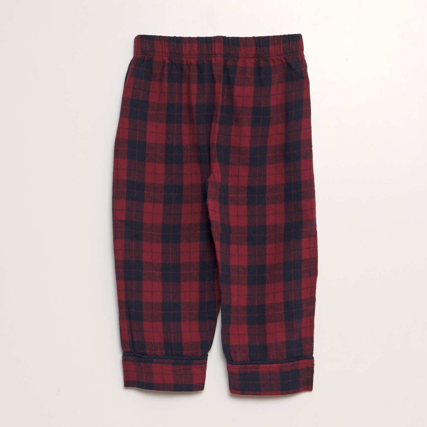 Long flannel pyjama set - 2-piece set RED